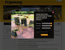 Tablet Screenshot of flowparks.com